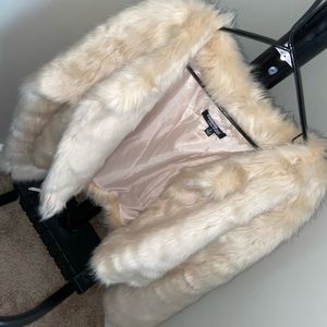 Faux fur coat